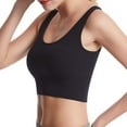 thumbnail image 2 of PEASKJP Sports Bra for Women Yoga Tops for Women Running Gym Workout Bra, Black L, 2 of 5