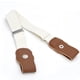 thumbnail image 1 of Sonducket Cinturón de cintura sin hebilla para niños de longitud ajustable que combina fácilmente con peso ligero con tejido fino para cumpleaños de Cinturones blanco, 1 of 6