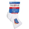MediPeds Diabetic Quarter Socks White 1 pair