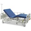 Naipo Premium 3 Function Full Electric Hospital Bed for Home and Hospital use, LINAK Motors Remote Control ICU Bed with IV Pole and Mattress