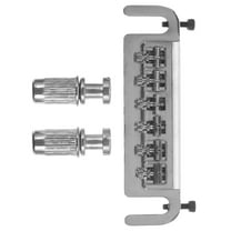 ELAYARD Zinc Alloy Tailpiece Guitar Roller Saddle Bridge Set 1 Piece Replacement