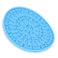 thumbnail image 4 of Almohadilla de alimentación para perros, alfombrilla de silicona para alimentación de perros con ventosa, suministros para mascotas para baño, aseo, azul cielo, 4 of 14