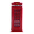 thumbnail image 2 of Metal rojo británico inglés Londres cabina telefónica banco moneda banco ahorro olla alcancía teléfono rojo Boo-- Teléfono móvil Teléfono móvil Accesorios para teléfonos móviles, 2 of 4