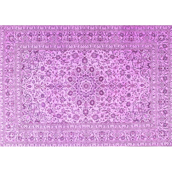 Ahgly Company Indoor Rectangle Persian Purple Traditional Area Rugs, 6' x 9'