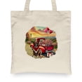thumbnail image 2 of Be My Valentine's Boxer Truck Full of Love Flower Balloon Canvas Tote Bag Boxers Dog Lover Gifts Idea Reusable Shopping Grocery Bag - 02029, 2 of 5