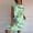 Green, variant on BRGZLK Womens Casual Dresses Loose Round Neck Short Sleeve Floral Print Dress Flowy Summer Beach Sundress with Pocket Sky Blue XXL