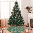 thumbnail image 7 of Sikiie Autumn Maple Leaves 1 30-48 inches {designName} Print Christmas Tree Skirt Snowman Xmas Tree Skirt with Edge Christmas Decorations for Holiday Party-48", 7 of 7