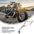 thumbnail image 7 of 1 Pair Motorbike Rearview Mirror Handlebar Mount Mirror Motorcycle Mirror, 7 of 7