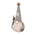 thumbnail image 3 of Red hatEaster Gnome para muñeca Gnomos enanos rellenos con barba con sombrero con flores para el festival en casa Fiesta Mesa de comedor Decoración Suministros de regalo esquí esquí Gafas de esquí, 3 of 5