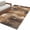 Brown, variant on Area Rugs 2.7'x5', Brown Abstract Carpet for Living Room Bedroom Dining Room, Vintage Geometric Gradient Oil Painting Modern Throw Kitchen Rugs Non Slip Washable Rectangle Indoor Outdoor Rugs
