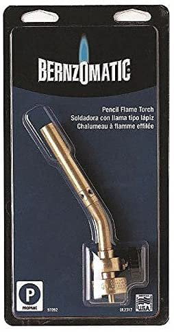 BernzOmatic Basic Use UL2317 Brass Pencil Flame Propane Torch Head 70042192209 