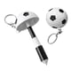 thumbnail image 2 of Bolígrafo retráctil con forma de balón de fútbol: minibolígrafo con temática futbolística y tinta azul, ideal para la oficina, la escuela, fiestas y para aficionados al deporte., 2 of 6