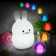 thumbnail image 5 of Luz nocturna para bebé conejo - Lámpara nocturna para niños - Luz nocturna para niños pequeños - Lámpara infantil de silicona con control remoto, 5 of 5