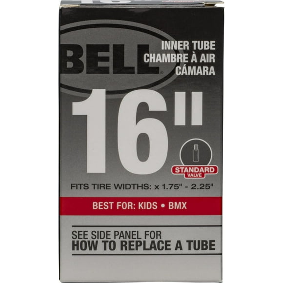 Tube de bicyclette standard Schrader de Bell Sports de 16 po Chambre à air Schrader 16 po
