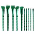 thumbnail image 4 of 10 Pcs Cosmetic Bamboo Makeup Brush High-quality Makeup Brushes 20.5x1.5cm Green, 4 of 8