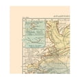 thumbnail image 4 of Historic Nautical Map - Atlantic Ocean - Perthes 1914 - Vintage Wall Art, 4 of 4