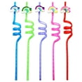 thumbnail image 3 of SPOORYYO 24-Pack Multicolored Curved Reusable Straws - 10.4 Inches Food Grade PET Party Supplies for Kids and Adults - Ideal for Birthdays, BBQs, and Gatherings, 3 of 9