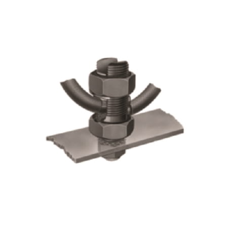 Burndy Bolt Connector,Bronze,Overall L 1.42in K2C20