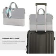 thumbnail image 4 of Laptop Bag - for Women Computer Shoulder Messenger Laptop Case 13.3 Inch（Gray）, 4 of 6