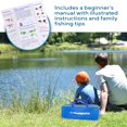 thumbnail image 5 of DaddyGoFish Kids Fishing Pole – Telescopic Rod & Reel Combo with Collapsible Chair, Rod Holder, Tackle Box, Bait Net and Carry Bag for Boys and Girls, 5 of 7