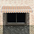 thumbnail image 2 of MCombo 13'x8' Manual Retractable Patio Awning Sunshade Shelter Window Door Awning Commercial Grade - Quality 100% 280G Polyester Outdoor Canopy Aluminum Frame, 2 of 9