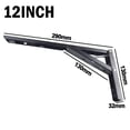thumbnail image 1 of Heavy Duty Metal DIY Collapsible Shelf Hinge Accessories for Work Bench, 1 of 1