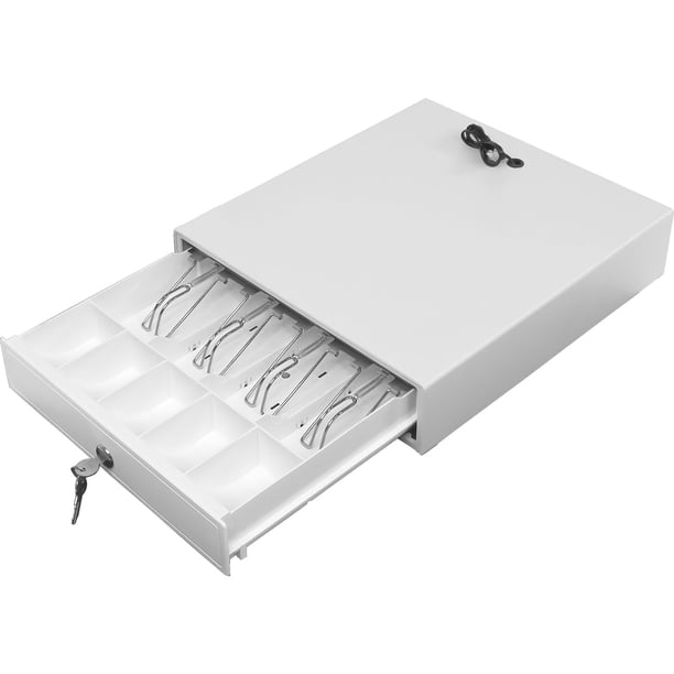 Cajon De Dinero Metalico GUTSTARK 4 Billetes 5 Monedas Cable Rj11 Tpv