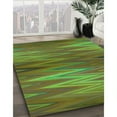 thumbnail image 3 of Ahgly Company Machine Washable Indoor Square Transitional Antique Bronze Green Area Rugs, 4' Square, 3 of 7