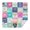 Pioneer Flower Floral-1, variant on Pioneer Flower Floral Print Pattern Square Tablecloth,Waterproof Square Table Cover,Wipeable Spillproof Washable Table Cover for Home Kitchen Party Decor 42"X42"(107x107cm)