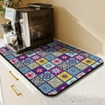 thumbnail image 2 of Washable Rubber Boho Abstract Art Vintage Dish Drying Mats for Kitchen Counter Home Large Coffee Bar Pad Accessories and Decor for Utensils Stemware 23.5''x15.5'', 2 of 7