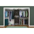 thumbnail image 4 of Closetmaid 1935140 Suitesymphony 7 To 10 Foot Wide Closet System Organizer Kit - Grey, 4 of 7