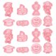 thumbnail image 1 of Cortadores de galletas de graduación de 16 piezas moldes para hornear moldes para hornear moldes de cocina para hornear, 1 of 3