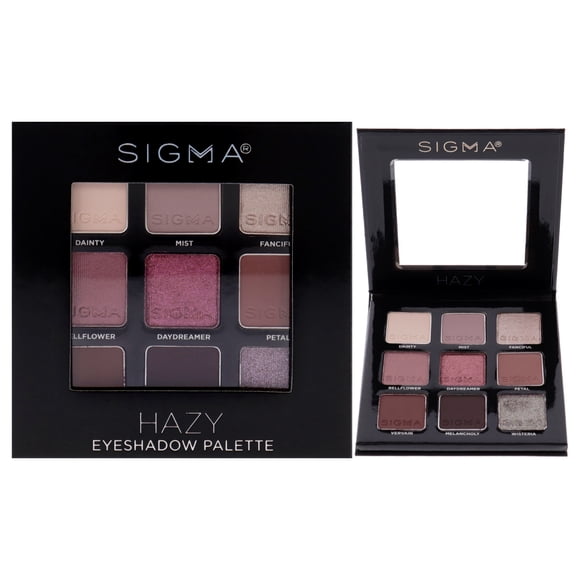 Paleta de sombras de ojos - Hazy de Sigma Beauty para mujeres - Sombra de ojos de 0.032 oz