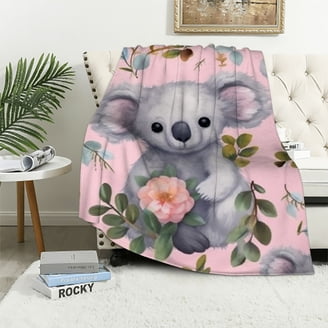 TOWINSFB Horse Racing Rose Flannel Throw Blanket – Soft, Cozy, And Warm Vintage Floral Design, 50x70 Inches