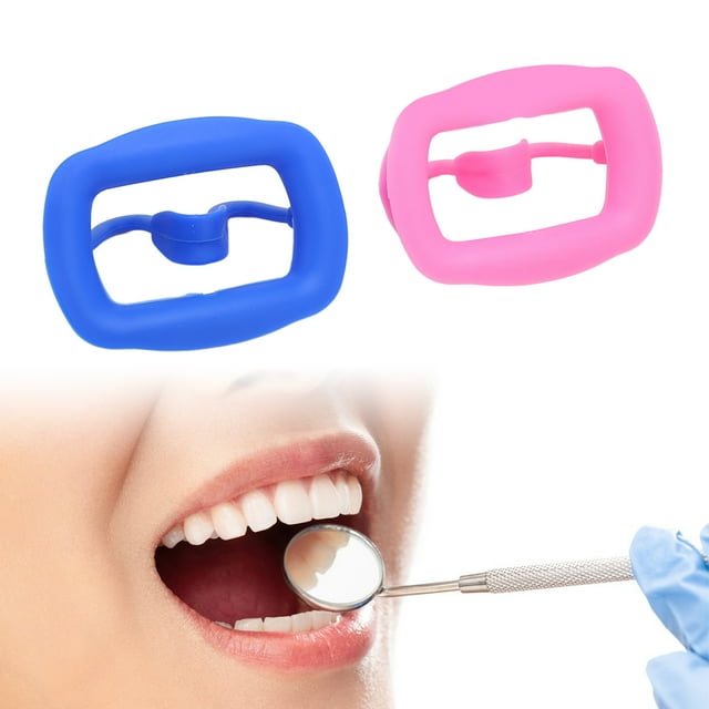 Silicone Mouth Opener, Cheek Retractor High Temperature Cleaning Reusable 2pcs For Teeth Whitening