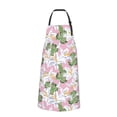 thumbnail image 2 of Lsque Lilies Flowers Waterproof Apron Chef Aprons for Men Heavy Duty Chemical Work Apron Extra Long Grilling Aprons with Adjustable Bib Apron, 2 of 9