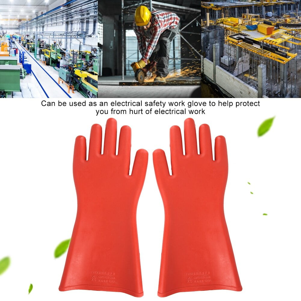 Leonidas Electrical Insulated Rubber Gloves Electrician 12KV High
