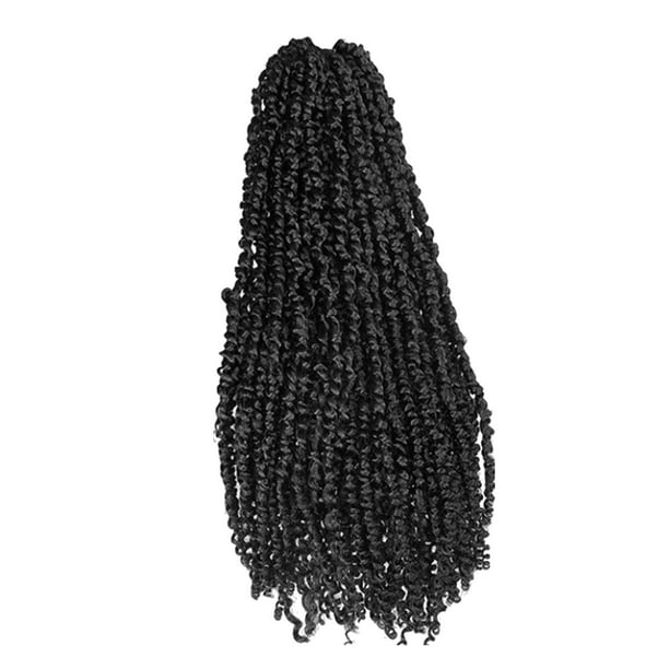 1 Pack Pasión Ganchillo Pelo 18 pulgadas Pre Corto Ganchillo Pasión Pelo Pre Looped Pasión Ganchillo Trenzas Bohemio Ganchillo Pelo 1 Pack Contiene 14 Strand