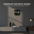 thumbnail image 4 of Digital Wall Clock Large Display 2026 | LED Alarm Clock with Remote, Temperature, Calendar Day, Dimmable Brightness, Timer | Battery Operated for Wall or Desk | Modern Home Bedroom Office, 4 of 9
