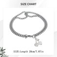 thumbnail image 3 of Chain Bracelet for Women Men, Stainless Steel Bracelets, Minimalist Chain Jewelry, Fashion Accessories, Gift for Mom, Wife, Valentine's Day, 3 of 5