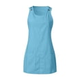thumbnail image 4 of asddcavvf Dresses for Women Summer Women's Button Front Dress With Pockets | & Versatile for Everyda, 4 of 5