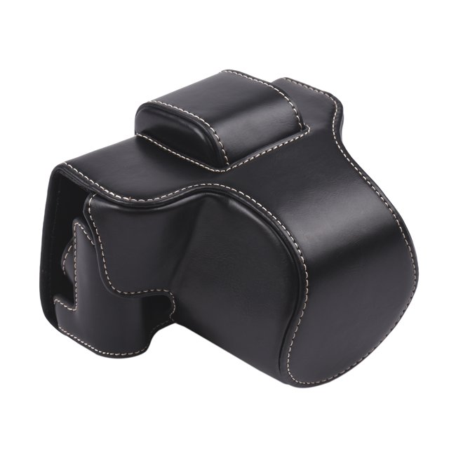 Vintage PU Funda de cuero para cámara Bolsa protectora para cámara con correa de repuesto para Fujif Abanopi Funda de cámara