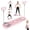 Pink, variant on Folding Pilates Board, Multifunctional Abdominal Board for Home Workout, Portable Core Trainer with Non-Slip Grip, Pilates Equipment for Plank, Crunch, 15+ Moves, Supports Up to 300lbs