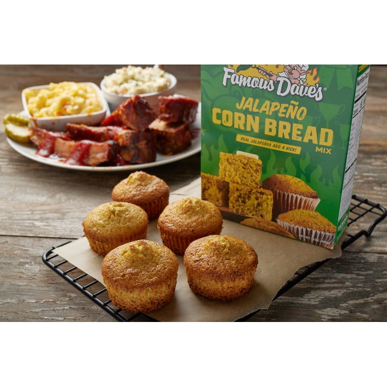 3 pack) Famous Dave's Jalapeno Cornbread Mix, 15 oz - Walmart.com