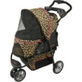 thumbnail image 3 of Gen7Pets Promenade 4 Wheeled 35"L Pet Stroller for Dogs up to 50 lb, Cheetah, 20 lb, 3 of 9