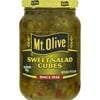 Mt. Olive Sweet Salad Cubes Pickles, 16 fl oz Jar