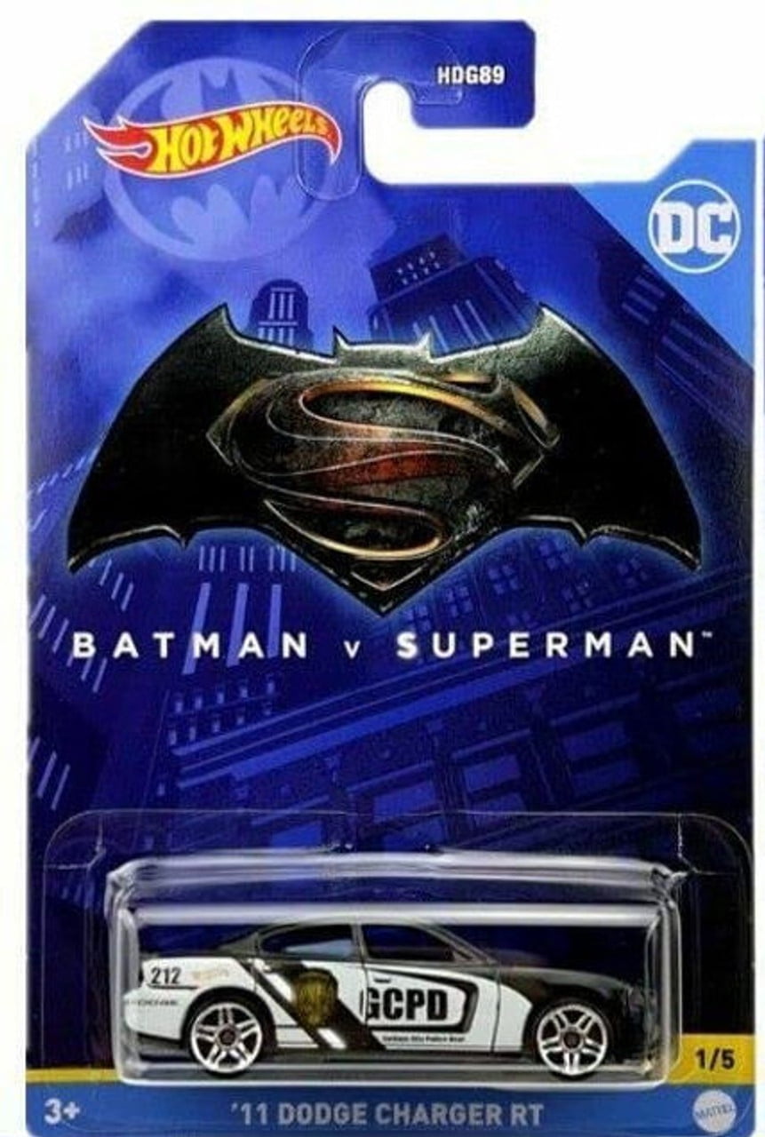 Hot Wheels Batman Car and Truck Play Vehicles, Multicolor, 5 Count