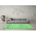 thumbnail image 3 of Ahgly Company Indoor Round Abstract Emerald Green Contemporary Area Rugs, 8' Round, 3 of 4