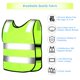 thumbnail image 4 of Chaleco reflectante para niños, chaleco de visibilidad de seguridad para ciclismo, esquí, ropa reflectante para escuela primaria, 4 of 5
