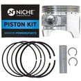 thumbnail image 5 of Niche Cylinder Piston Gasket Kit for Kawasaki Bayou 300 11060-1652 ATV (76mm) MK1011994, 5 of 9
